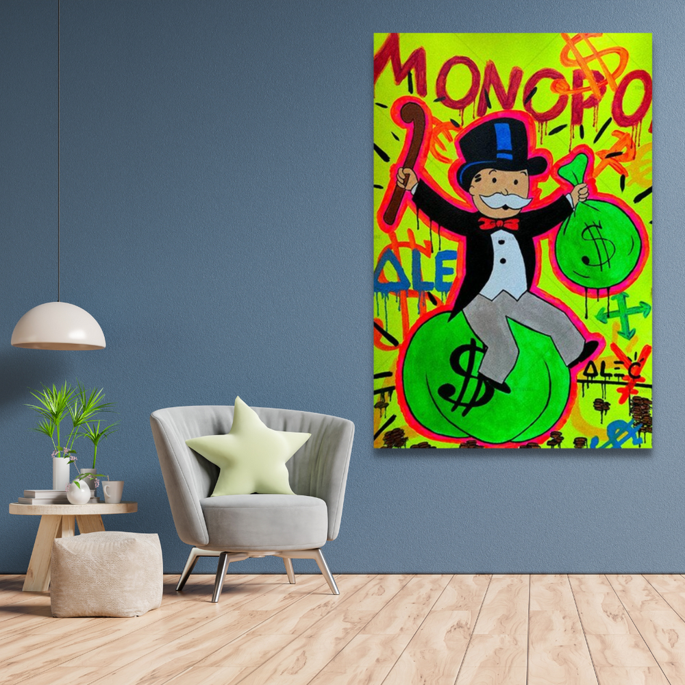 Alec Monopoly Man Money Bags: Exclusive Artistic Prints-Wall Posters