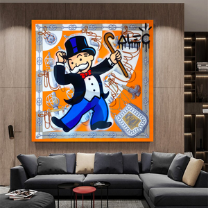 Alec Monopoly Scarf Collection Canvas Wall Art-Wall Posters
