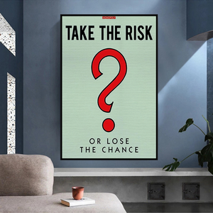 Alec Monopoly Take the Risk Canvas Wall Art-Wall Posters