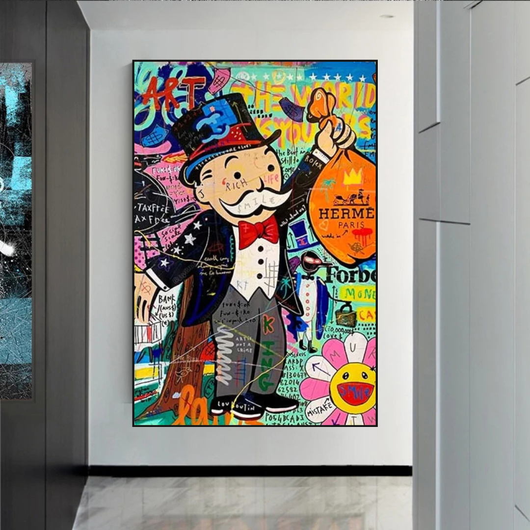 Affiches Alec Monopoly - Achetez de l'art graffiti unique en ligne Affiches Alec Monopoly - Achetez de l'art graffiti unique en ligne