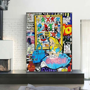 Alice and Wonderland Canvas Art - Dreamy Adventures-Wall Posters