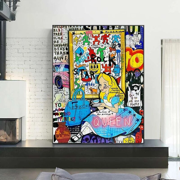 Alice and Wonderland Canvas Art - Dreamy Adventures-Wall Posters
