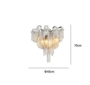 Aluminium Fringed Chandelier: Elegant and Timeless Design-Ceiling Chandelier