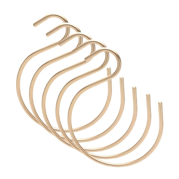 Aluminum Alloy 5pcs S-Shape Hooks Hangers-Drying Racks & Hangers