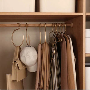 Aluminum Alloy 5pcs S-Shape Hooks Hangers-Drying Racks & Hangers