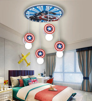 American Captain Ceiling Light for Boys Room-Kids Room Nursery Lighting