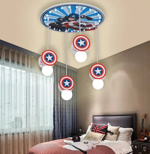American Captain Ceiling Light for Boys Room-Kids Room Nursery Lighting
