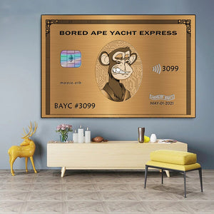 American Express: Bored Ape Yacht Club Wall Art-Wall Posters