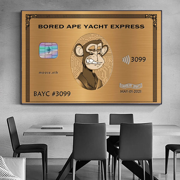 American Express: Bored Ape Yacht Club Wall Art-Wall Posters