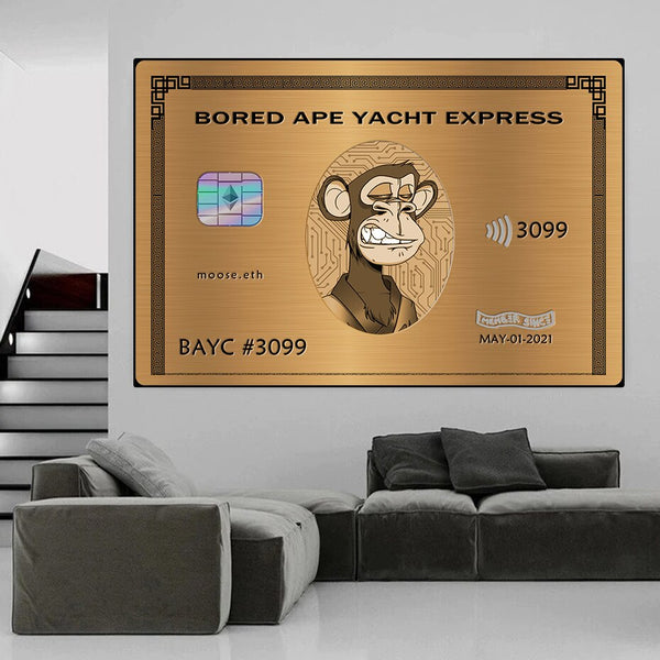 American Express: Bored Ape Yacht Club Wall Art-Wall Posters