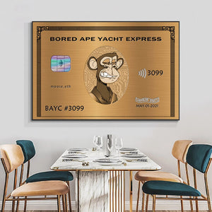 American Express: Bored Ape Yacht Club Wall Art-Wall Posters