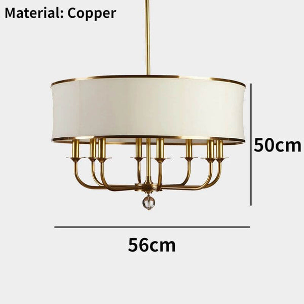 American Style Antique Brass Chandelier-Ceiling Chandelier