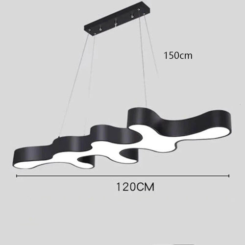 Amoeba Kitchen Island LED Hanging Light-Kitchen Island