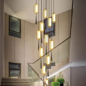 Ancient Lanterns Crystal Chandelier Lighting-Staircase Chandelier