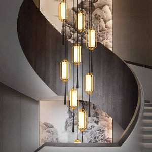 Ancient Lanterns Crystal Chandelier Lighting-Staircase Chandelier