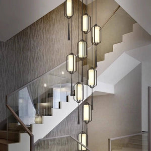 Ancient Lanterns Crystal Chandelier Lighting-Staircase Chandelier