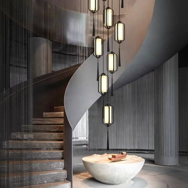 Ancient Lanterns Crystal Chandelier Lighting-Staircase Chandelier