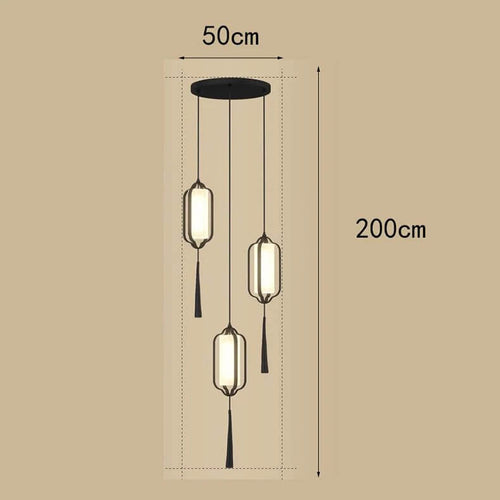 Ancient Lanterns Crystal Chandelier Lighting-Staircase Chandelier