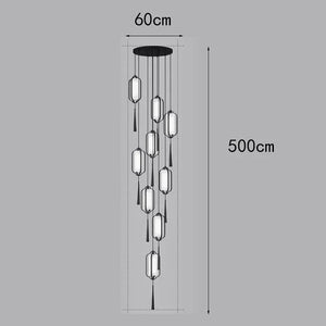 Ancient Lanterns Crystal Chandelier Lighting-Staircase Chandelier