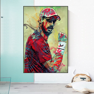Andy Murray Tennis Legend Canvas Wall Art - Sports Decor-Wall Posters