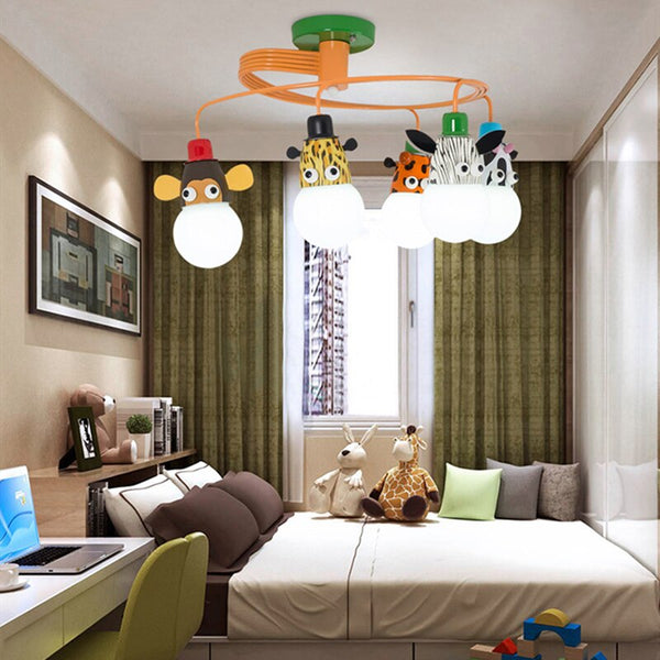 Animals LED Pendant Lamp For Kids Room-Kids Room Nursery Lighting