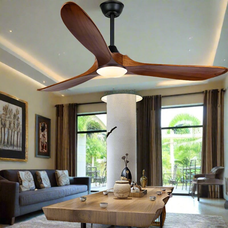 Antique Wooden Blades Large Fan-Ceiling Fans