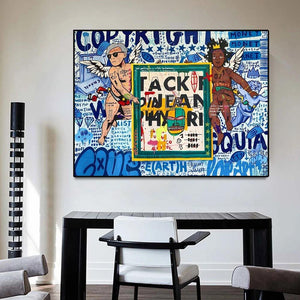 Aqua Angel - Banksy Poster, Unveiling Water-based Art-Banksy Wall Poster