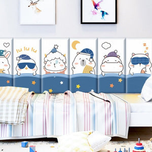 Arctic Explorer Kids Wall Padded Safety Cushions Set-Anti Collision Padded Wall Stickers