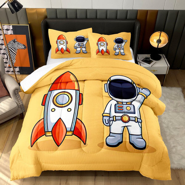 Astronaut Bedding Set: Explore the Universe in Comfort-Bedding Set Kids