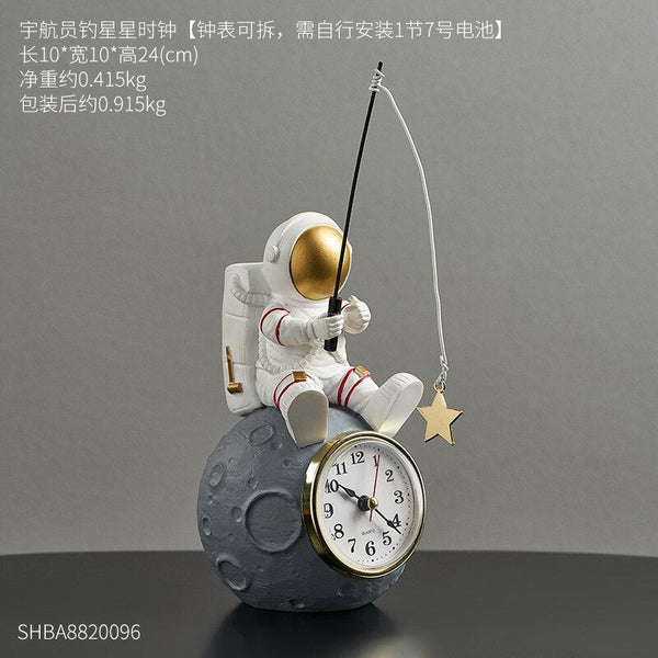 Astronaut Bedside Clock - Ideal for Kids Room-Wall Clocks