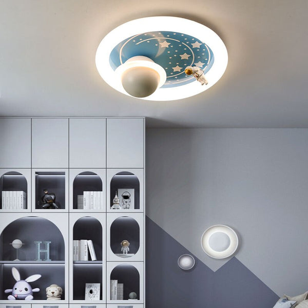 Astronaut Ceiling Light: Illuminate Your Space-Kids Room Nursery Lighting