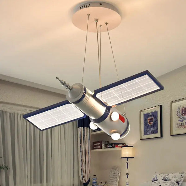 Astronaut Satellite Kids Room Ceiling Light-Kids Room Nursery Lighting