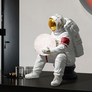 Astronaut Sculpture Statue Light: Unique, Decorative Piece-Kids Room Nursery Lighting