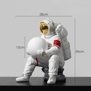 Astronaut Sculpture Statue Light: Unique, Decorative Piece-Kids Room Nursery Lighting