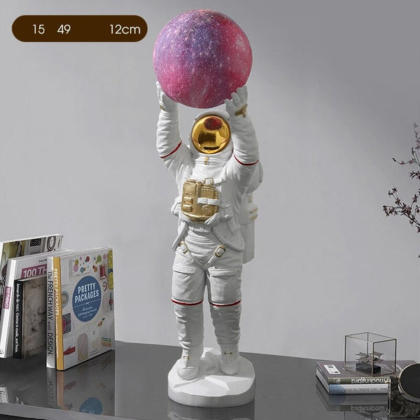 Astronaut Sculpture Statue Light: Unique, Decorative Piece-Kids Room Nursery Lighting