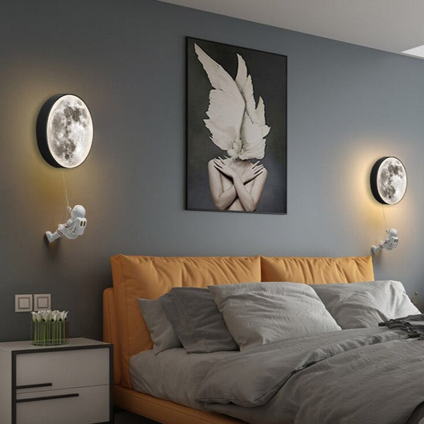 Astronaut Wall Light - Explore the Cosmos with Style-Kids Room Nursery Lighting