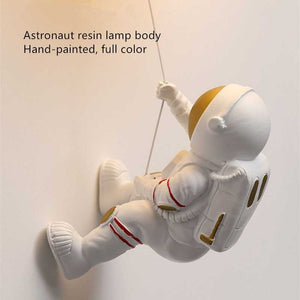 Astronaut on Moon Wall Lamp - Kids Room Lighting-Kids Room Nursery Lighting