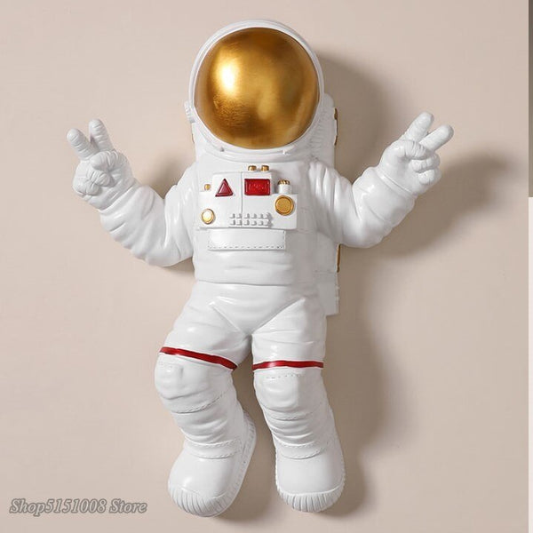 Astronaut on Moon Wall Light: Illuminate with Space-Kids Room Nursery Lighting