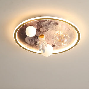 Astronauts Led Lights Chandelier Kids Room-Kids Room Nursery Lighting
