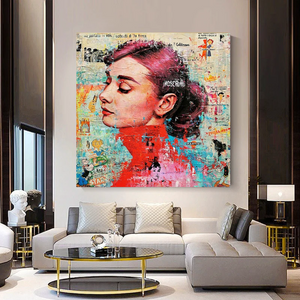 Audrey Hepburn Brushed Wall Art - Stunning Decor-Wall Posters