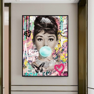 Audrey Hepburn Canvas Poster - Authentic Wall Art-Wall Posters