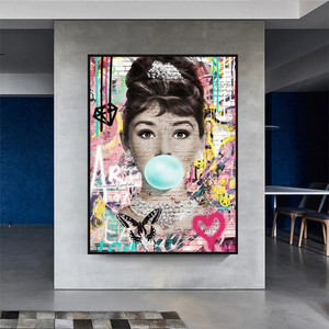 Audrey Hepburn Canvas Poster - Authentic Wall Art-Wall Posters