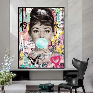 Audrey Hepburn Canvas Poster - Authentic Wall Art-Wall Posters