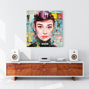 Audrey Hepburn Classic Canvas Art - Exquisite Reproduction-Wall Posters