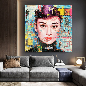Audrey Hepburn Classic Canvas Art - Exquisite Reproduction-Wall Posters