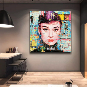 Audrey Hepburn Classic Canvas Art - Exquisite Reproduction-Wall Posters