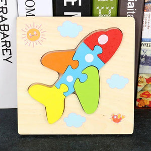 Baby 3D Wooden Puzzles Learning Animals-Wooden Puzzles