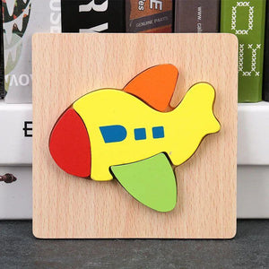 Baby 3D Wooden Puzzles Learning Animals-Wooden Puzzles