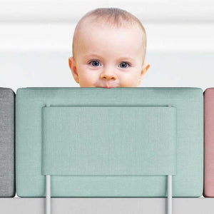 Baby Bed Fence – Anti-Fall &amp; Soft Padded Guardrail-Baby Bed Fence