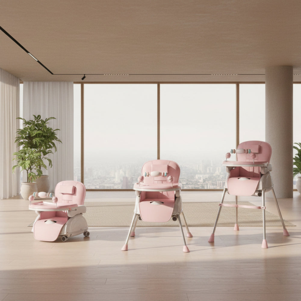 Baby High Chair with Tray: Find Comfort and Ease-0